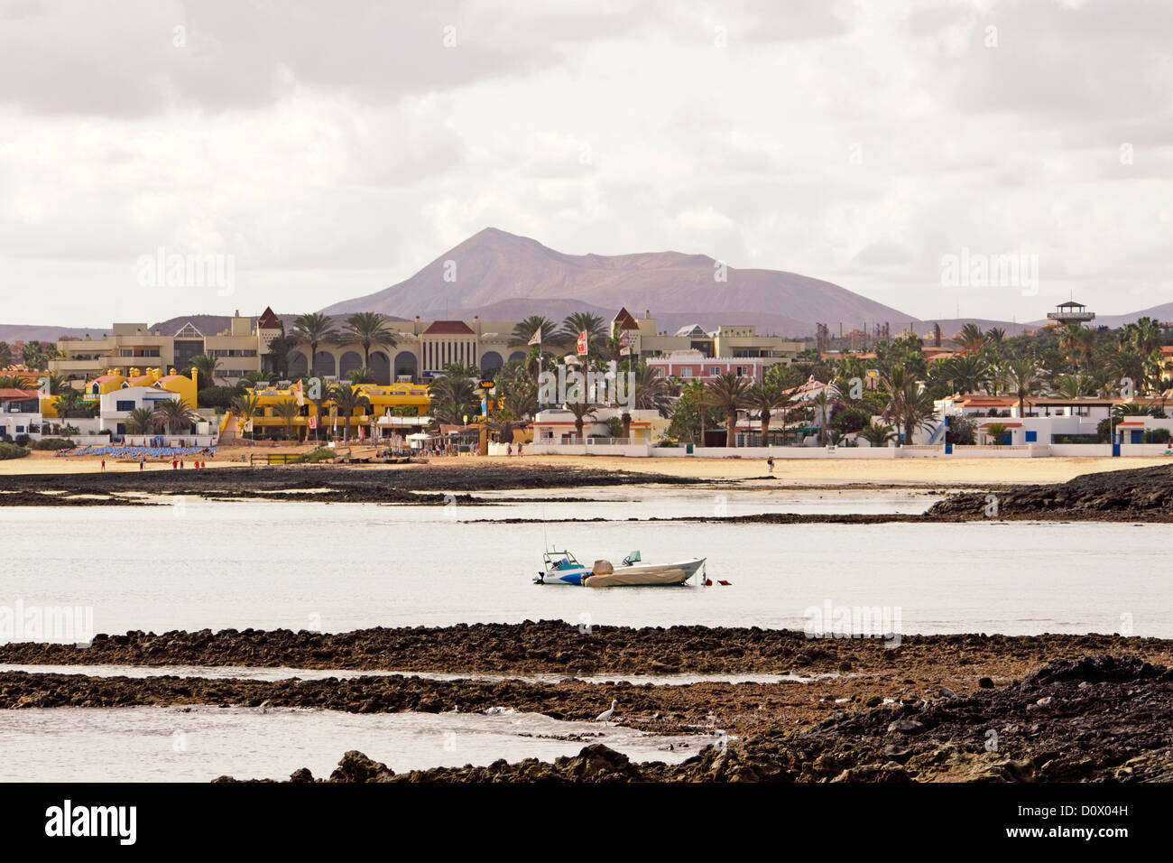 CORRALEJO. FUERTEVENTURA. KANARISCHEN INSELN. WINTER. Stockfoto