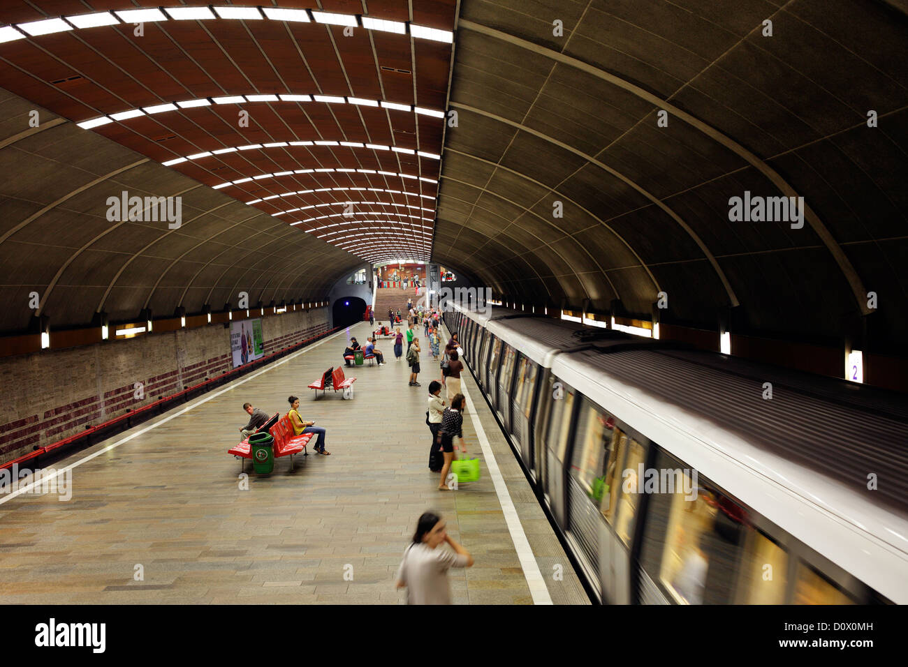 Bukarest, Rumänien, die u-Bahnstation in Bukarest Titan Stockfoto