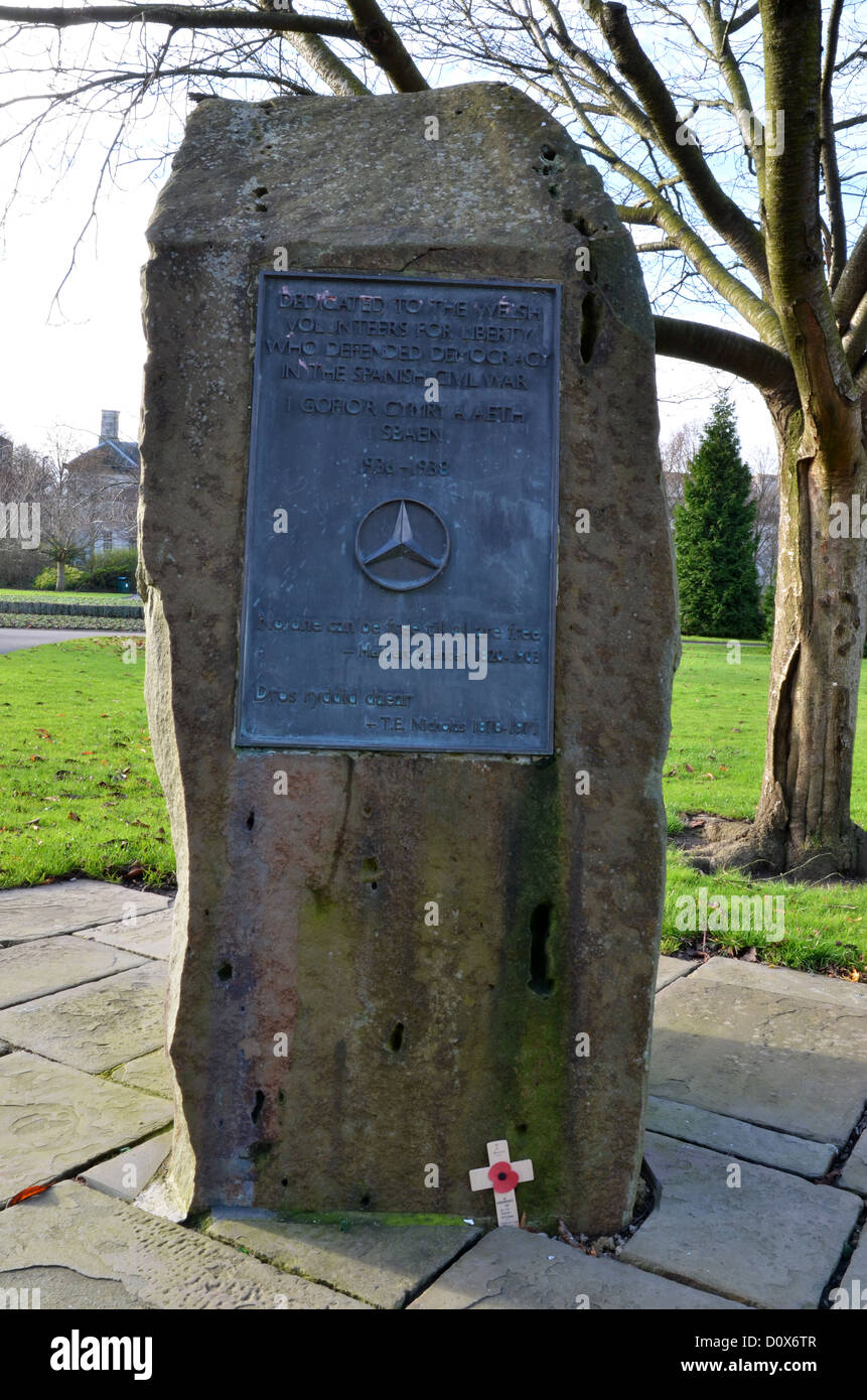 Spanischer Bürgerkrieg Denkmal Anzahl 3271 Stockfoto