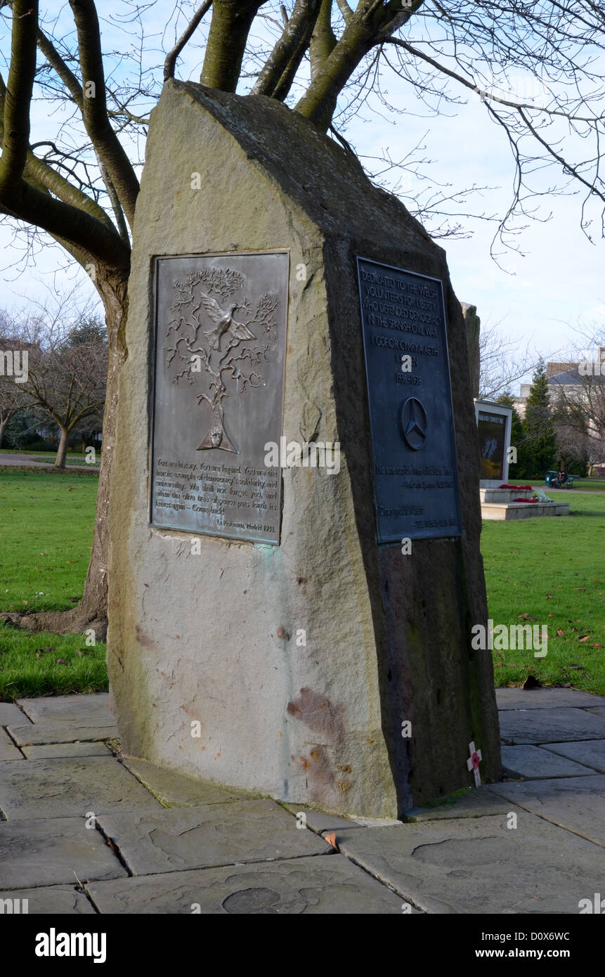 Spanischer Bürgerkrieg Denkmal Nummer 3272 Stockfoto