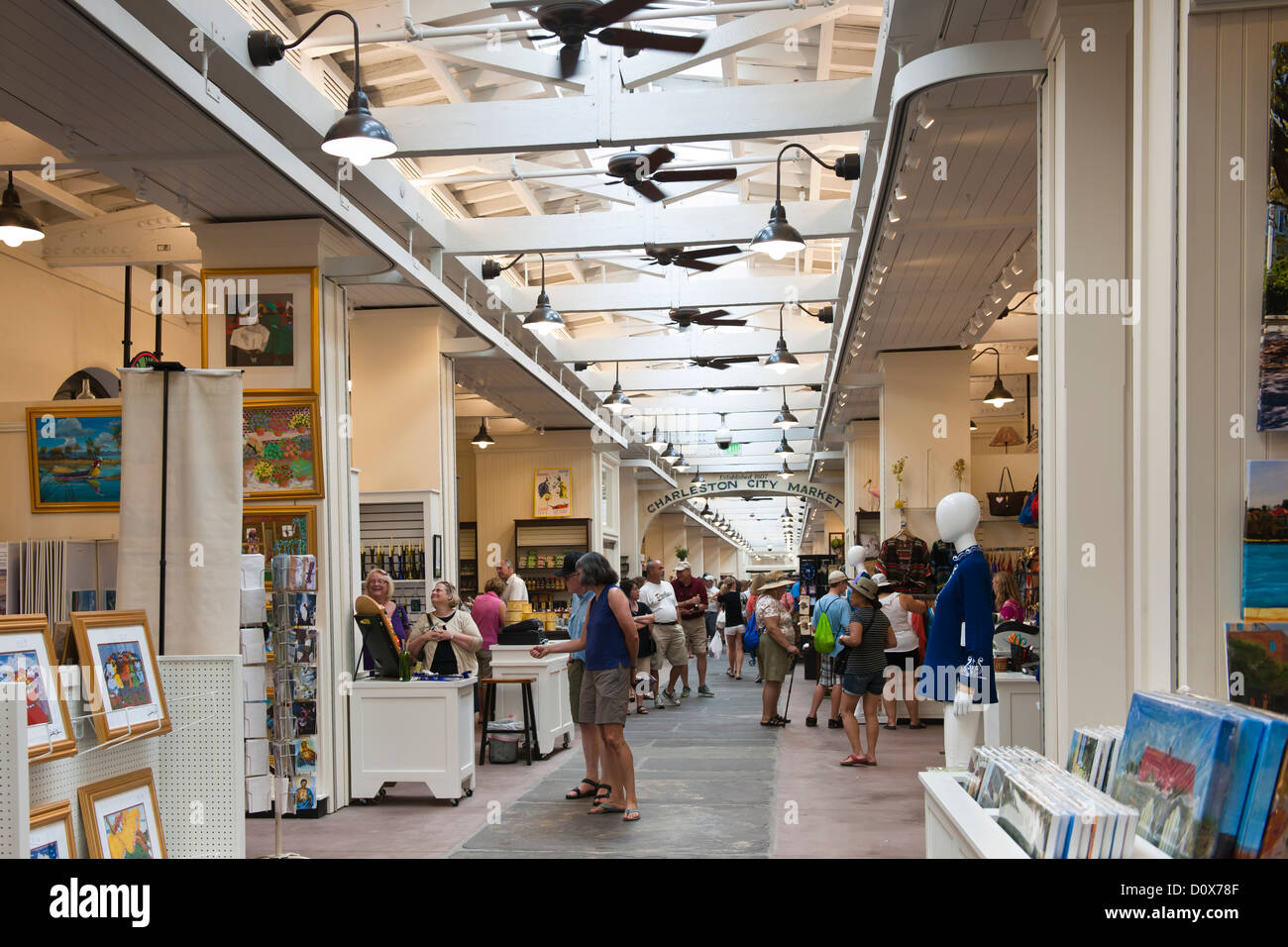 Markt, Charleston Stockfoto