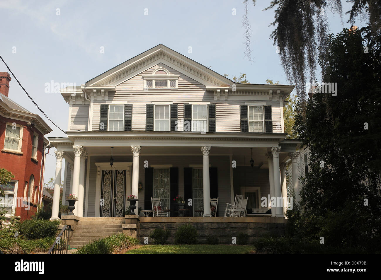 Ein Haus in Macon, Georgia Stockfoto Ein Haus in Macon, Georgia Stockfoto