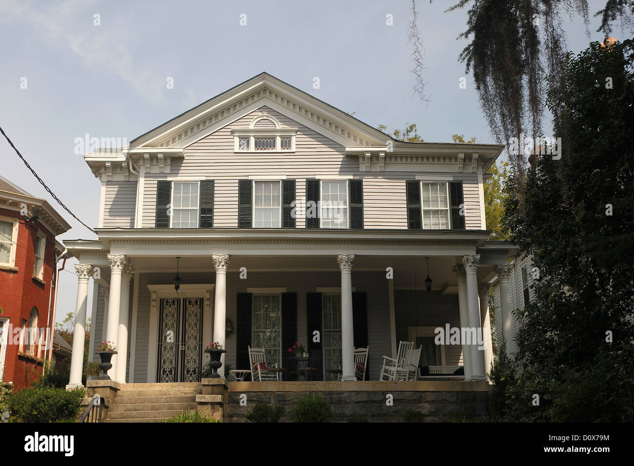 Ein Haus in Macon, Georgia Stockfoto