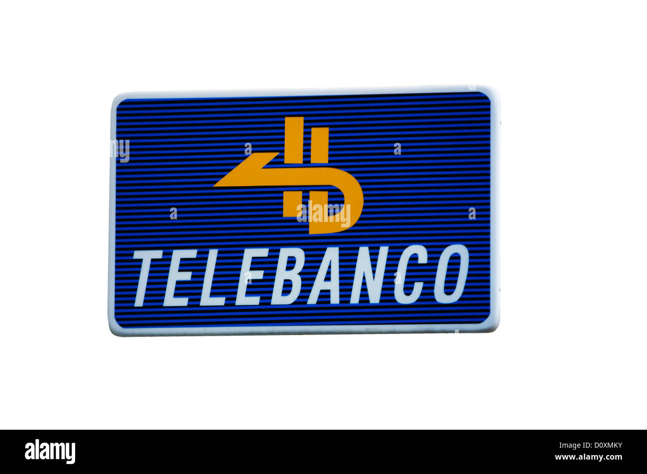 Telebanco (Bank) Zeichen Spanien Stockfoto