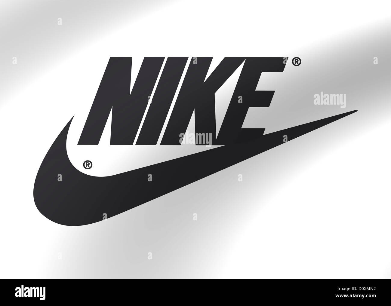 Nike Logo Symbol Flagge Symbol Logo Stockfoto