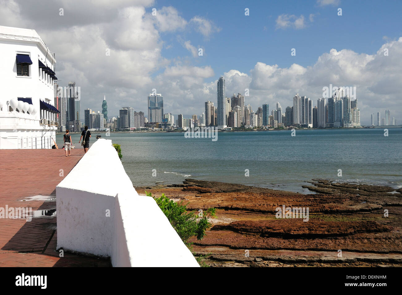 Skyline, Altstadt, Panama City, Panama, Panama, Mittelamerika, Stadt, Stadt Stockfoto