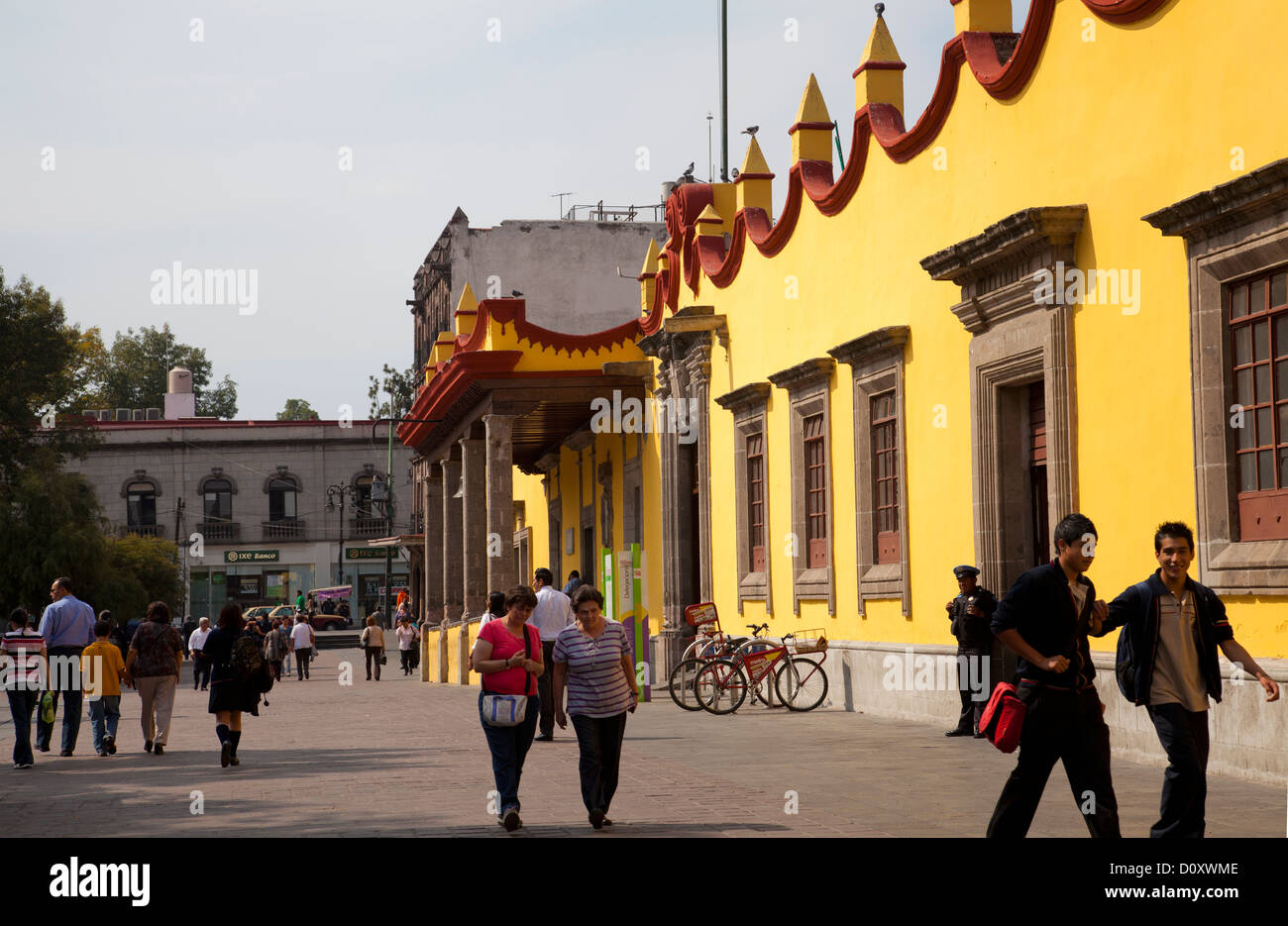 Delegacion Hidalgo - Rathauses in Coyoacan Plaza in Mexiko-Stadt DF Stockfoto