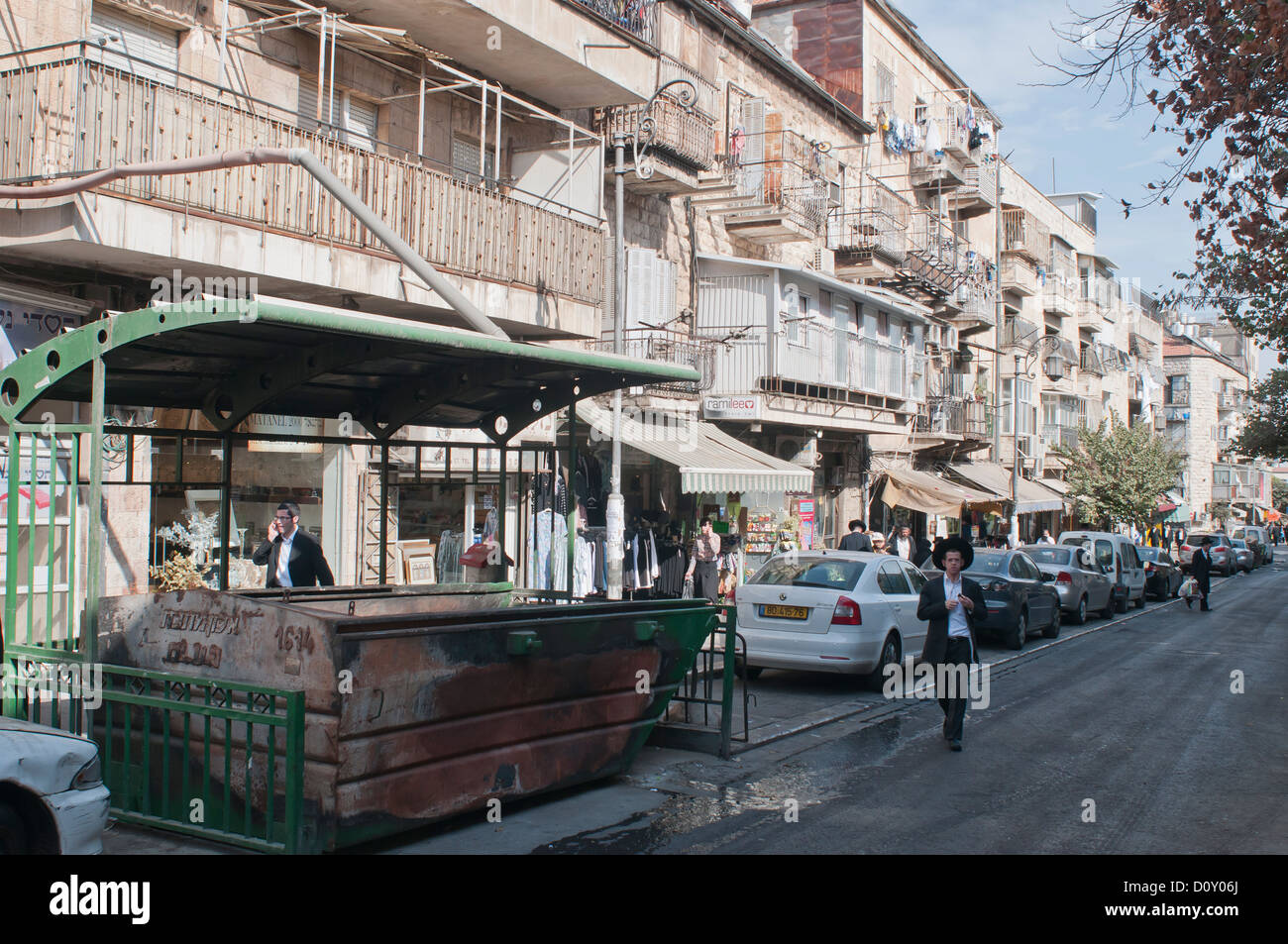 Jerusalem, Mea She'Arim Viertel. Stockfoto