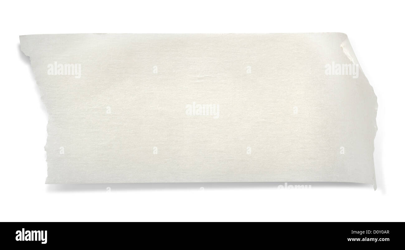 Klebeband isoliert auf weißem Hintergrund Stockfoto