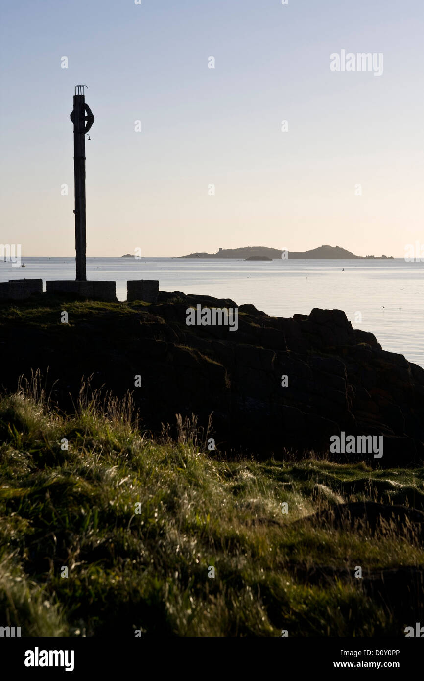 Downing Punkt in Dalgety Bay entlang der Küste von Fife, Schottland Stockfoto