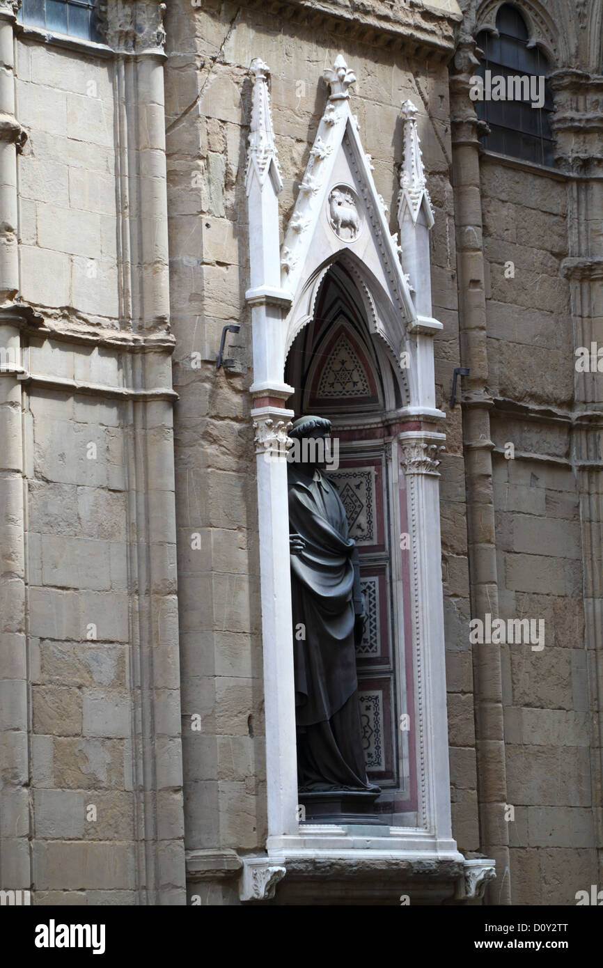 Kunstvolle Statuen in Florenz in der Toskana, Italien Stockfoto