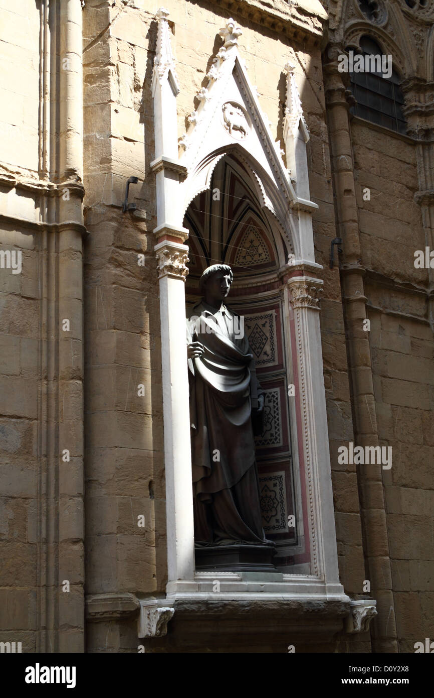 Kunstvolle Statuen in Florenz in der Toskana, Italien Stockfoto