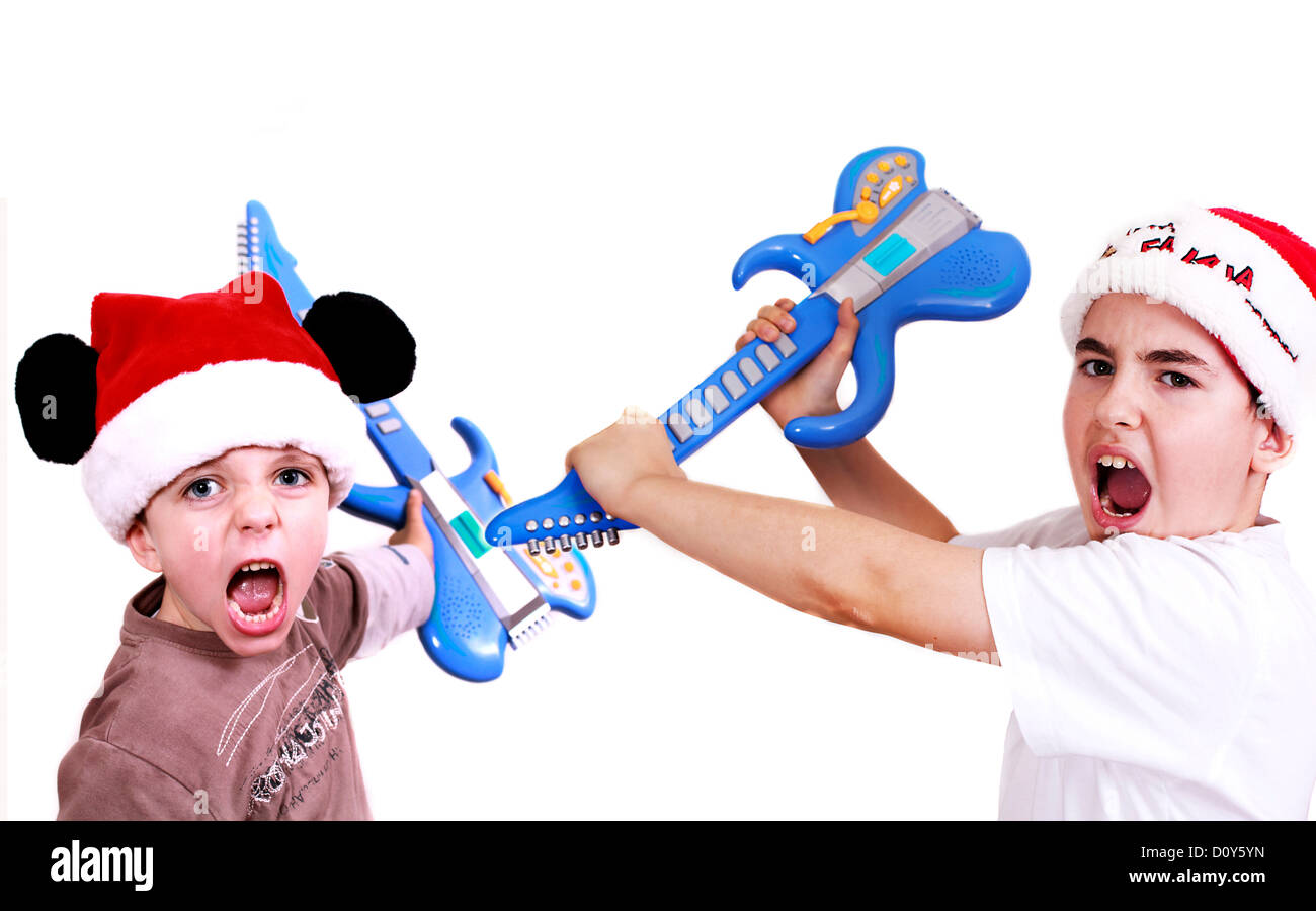 Rocking Christmas Stockfoto