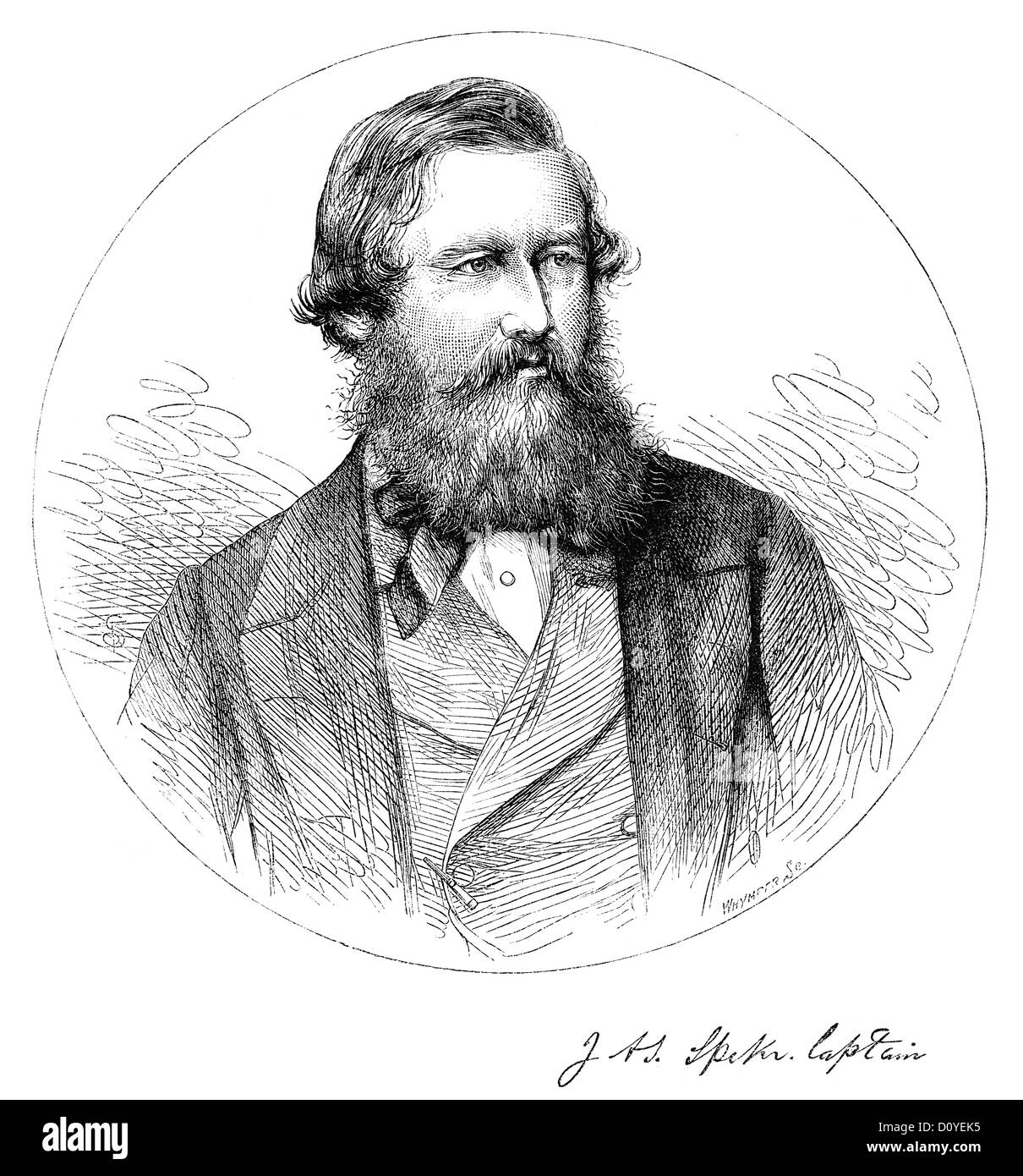 John Hanning Speke (1827 – 1864) Stockfoto John Hanning Speke (1827 – 1864) Stockfoto