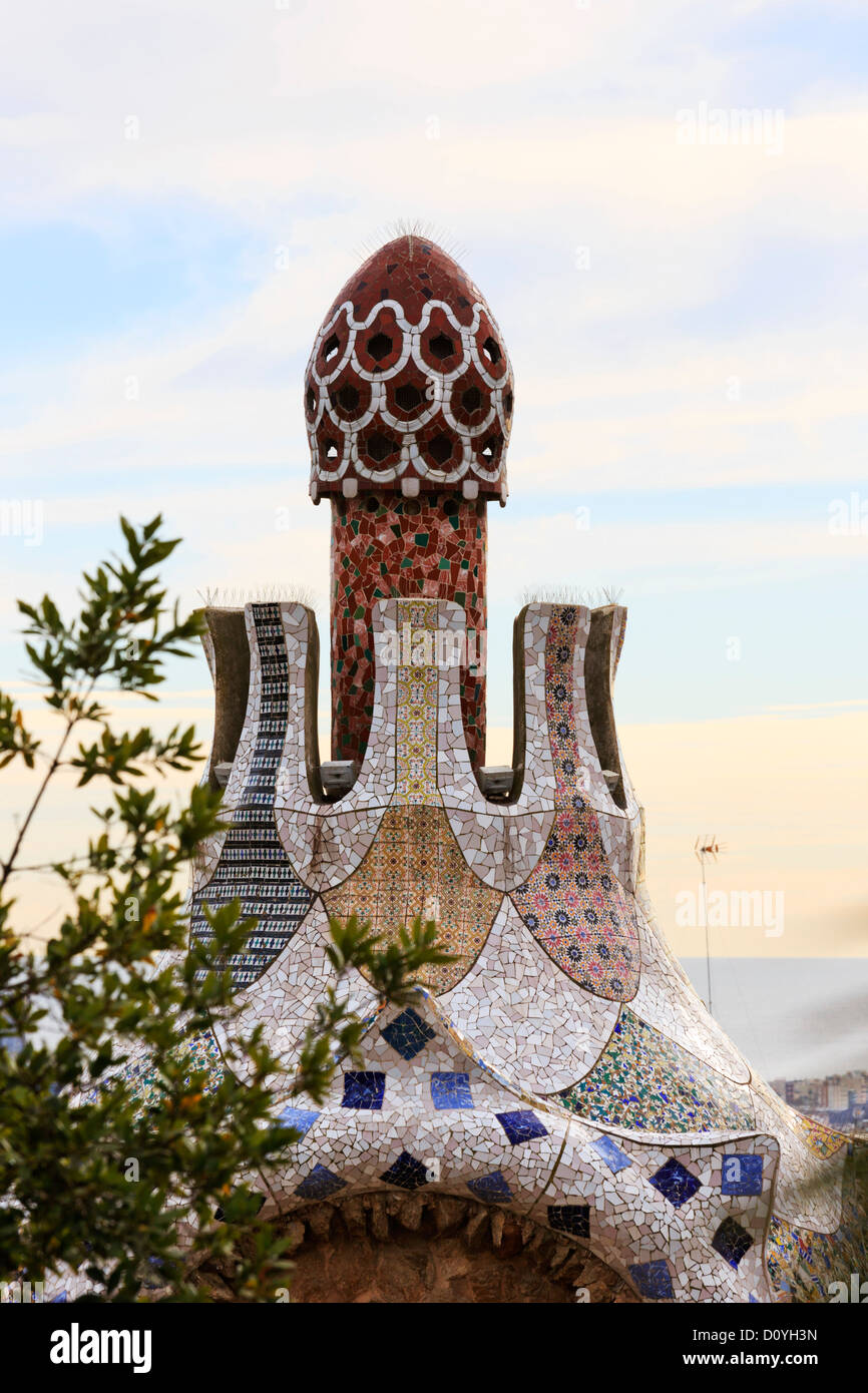 Park Güell, Barcelona Stockfoto