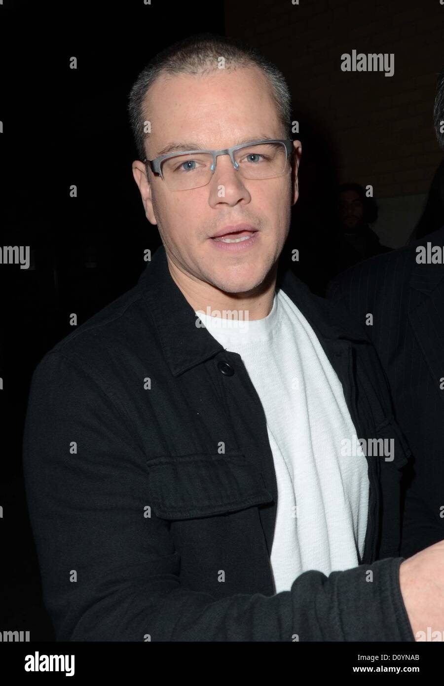 New York, USA. 3. Dezember 2012. Matt Damon unterwegs für Promi-Schnappschüsse - Mo, SoHo, New York, NY 3. Dezember 2012. Foto von: Derek Sturm/Everett Collection Stockfoto