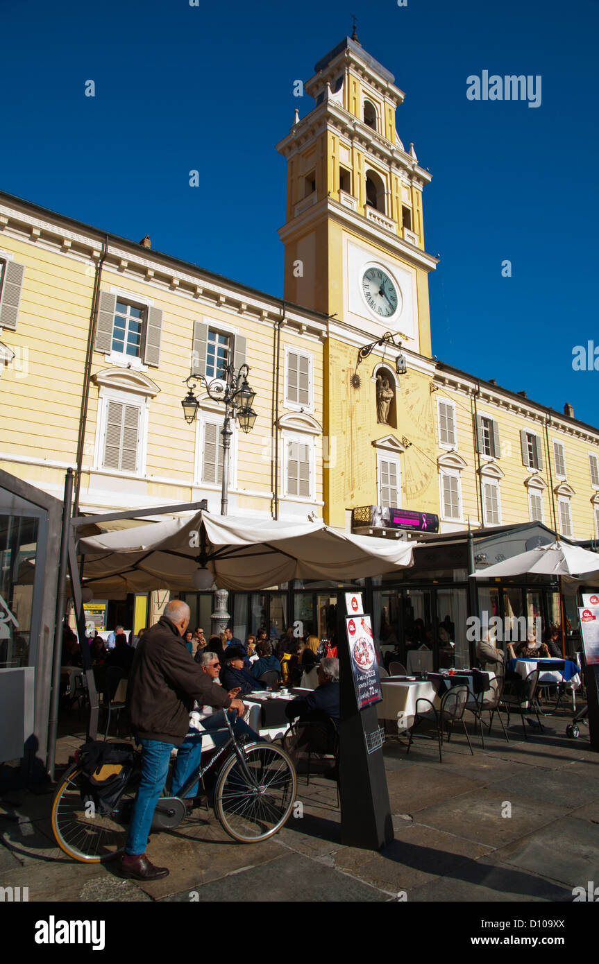 Piazza Garibaldi Platz zentrale Parma Stadt Emilia-Romagna Region Zentral-Italien-Europa Stockfoto