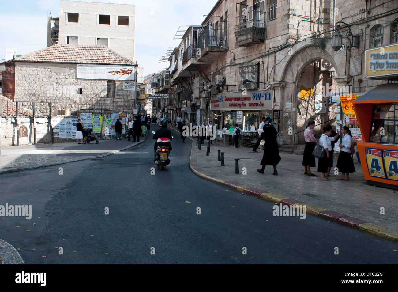 Jerusalem, Mea She'Arim Viertel. Stockfoto