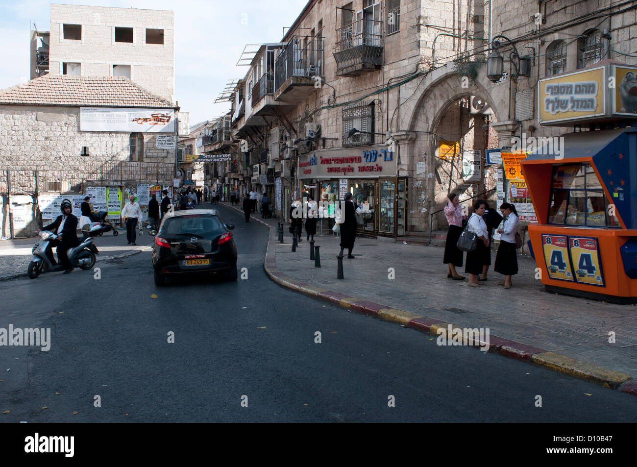 Jerusalem, Mea She'Arim Viertel. Stockfoto