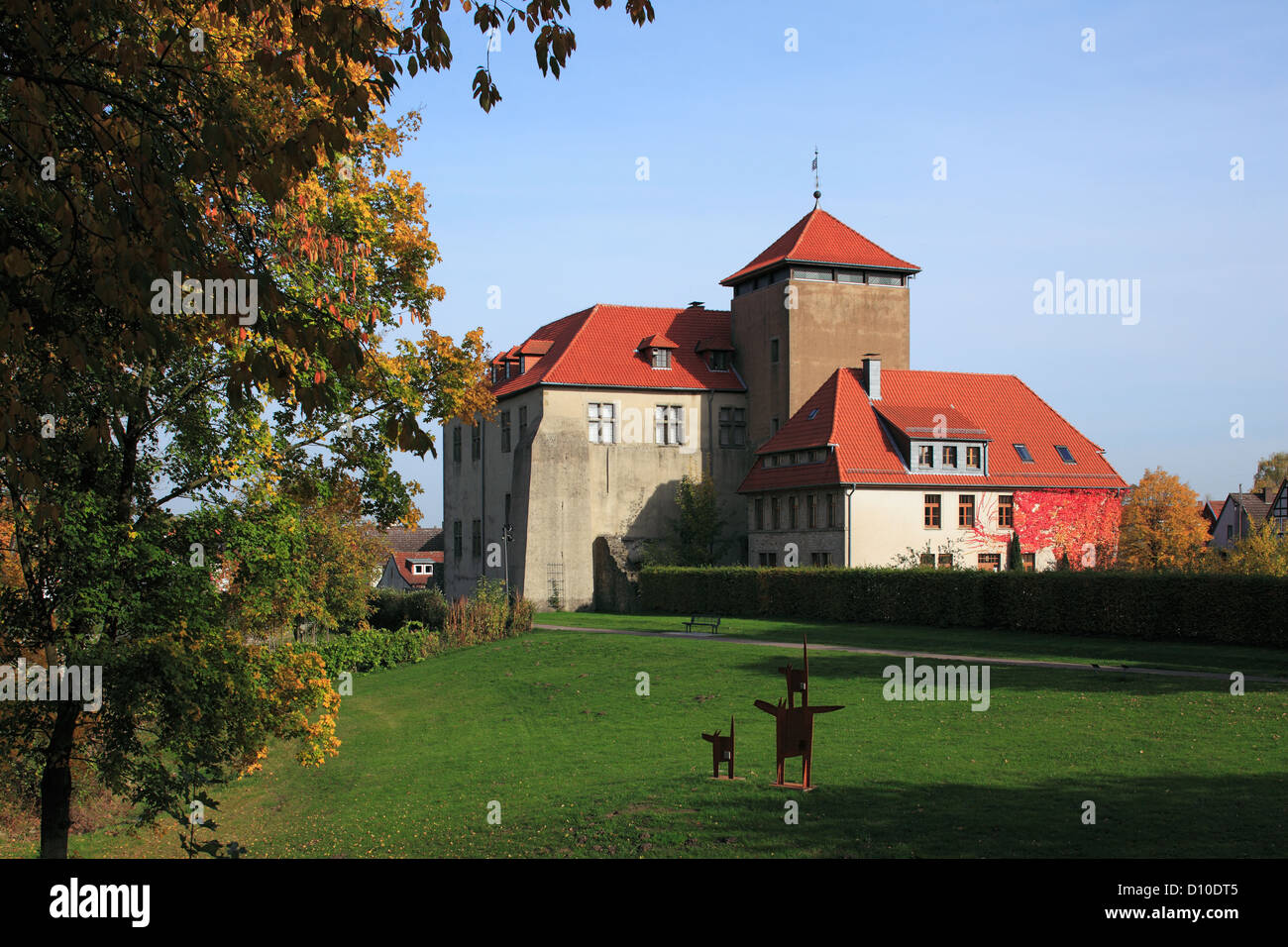 Burg Horn in Horn-Bad Meinberg, Teutoburger Wald, Nordrhein-Westfalen Stockfoto