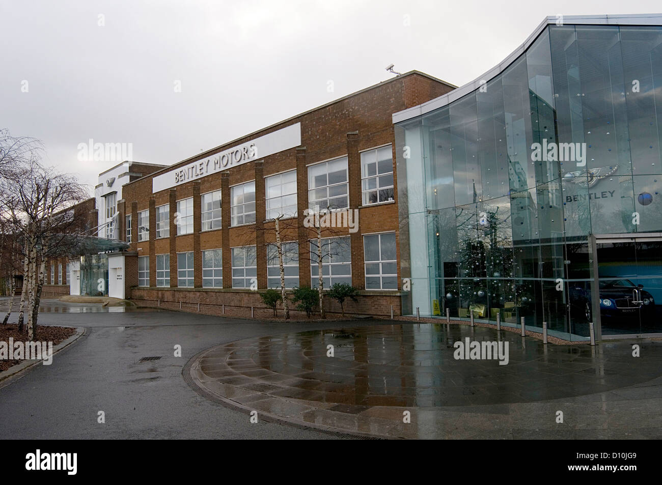 Bentley Auto Autos Motoren Werk in Crewe uk Stockfoto