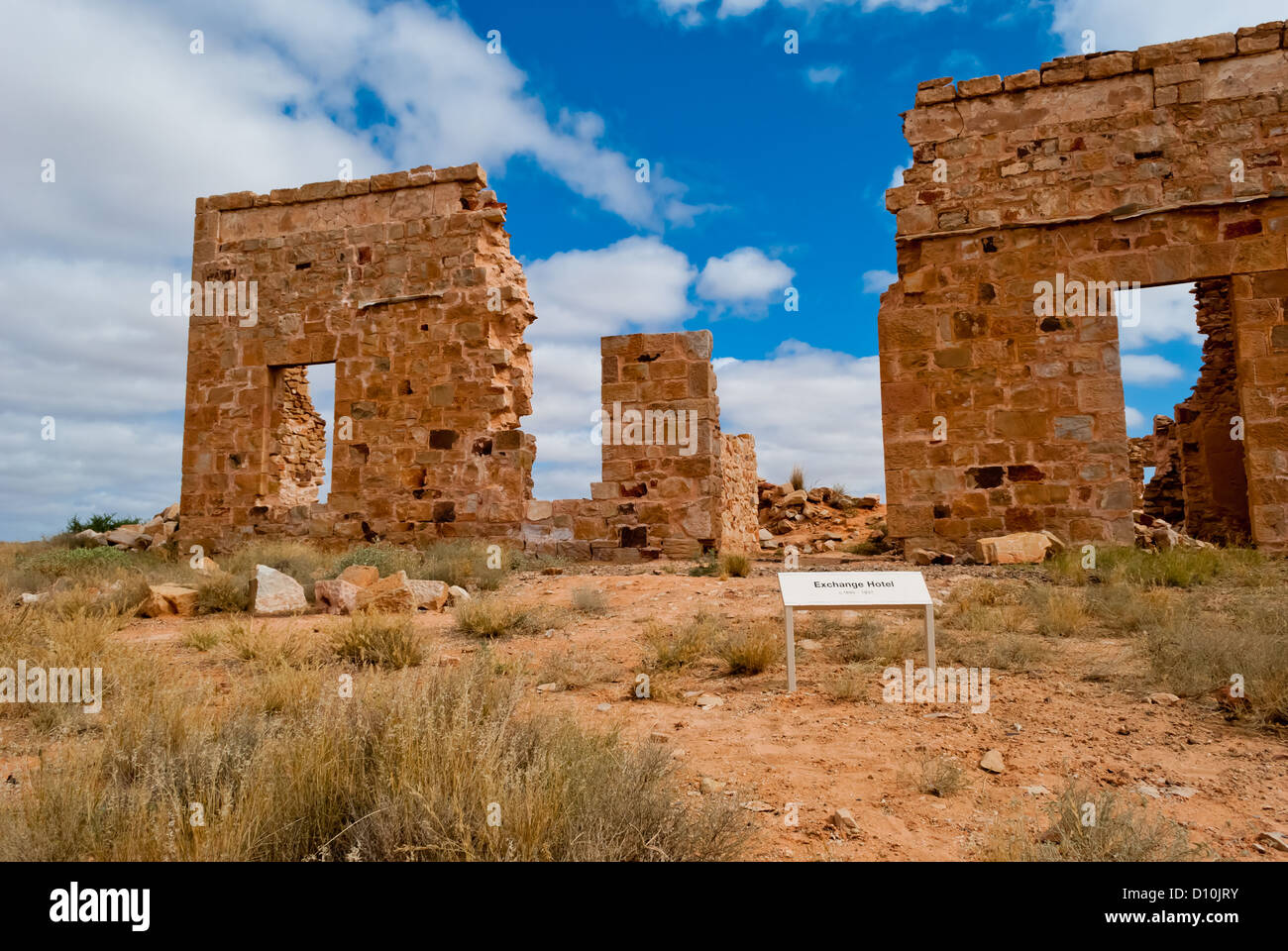 Farina verlassene Altstadt, South Australia Stockfoto