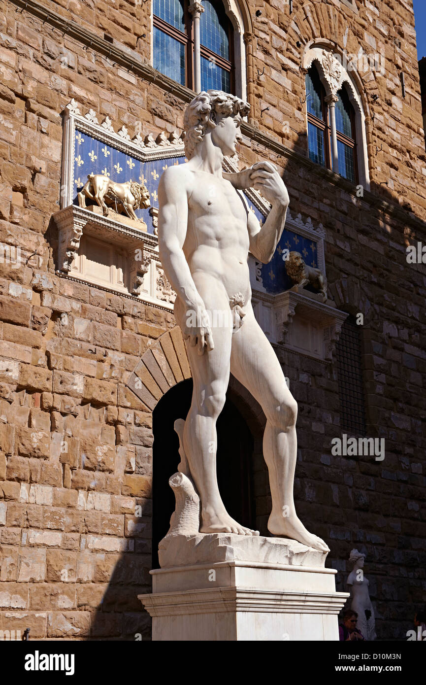 Statue des David, Florenz Italien Stockfoto