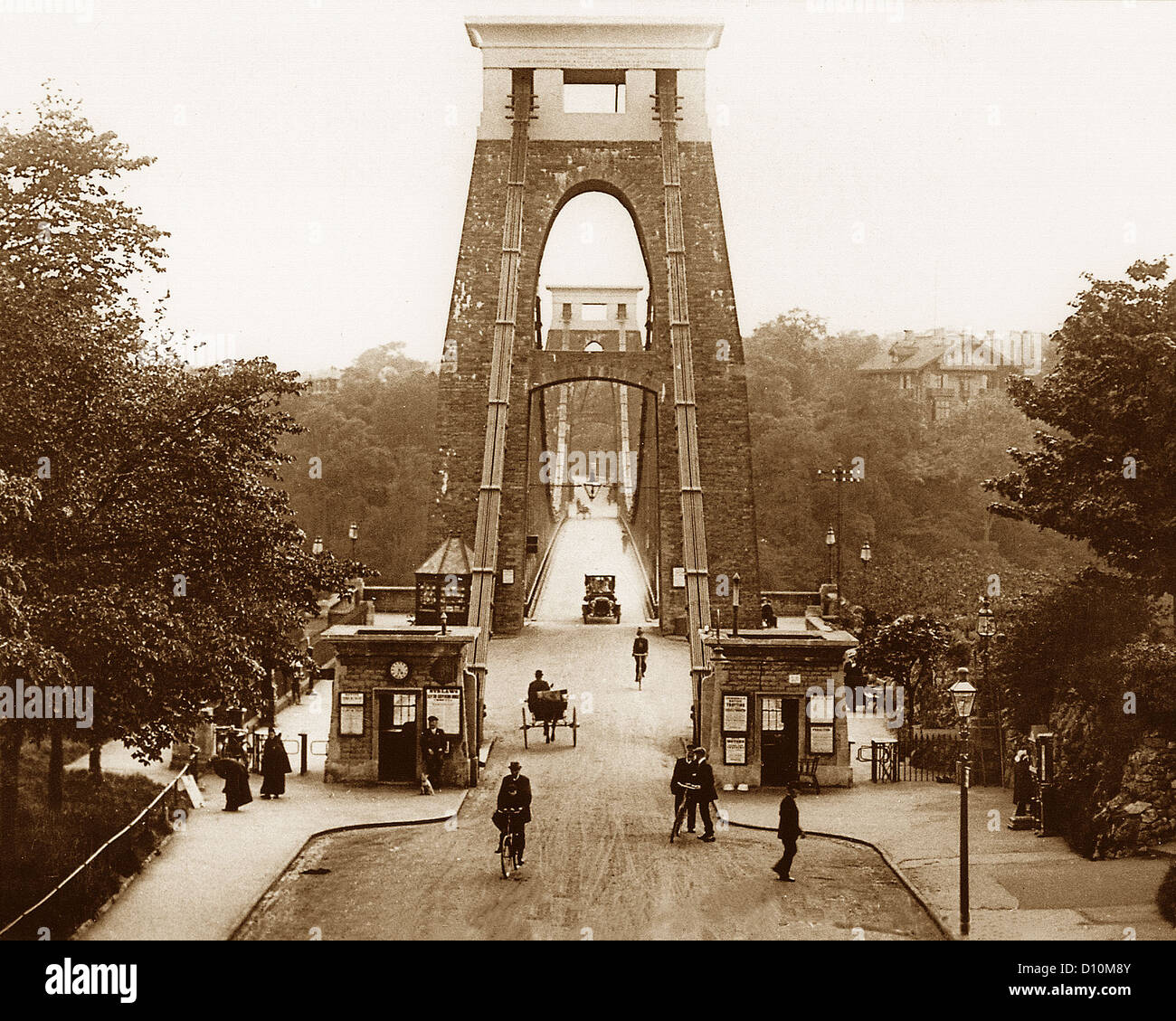 Bristol-Hängebrücke wohl 1920er Jahre Stockfoto