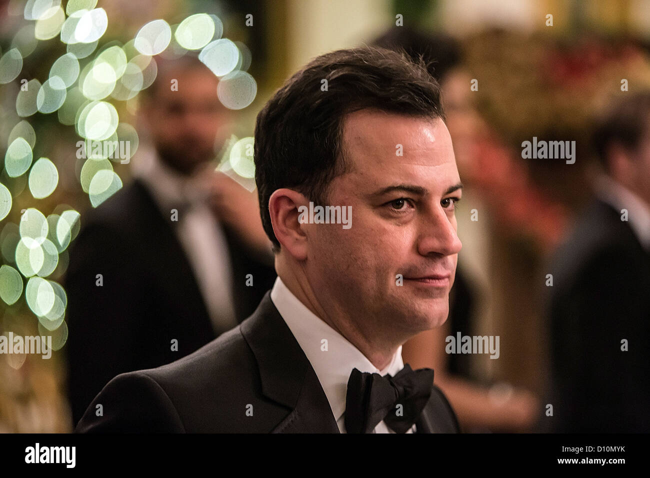 Komiker Jimmy Kimmel fährt das Kennedy Center HonorsEmpfang im Weißen