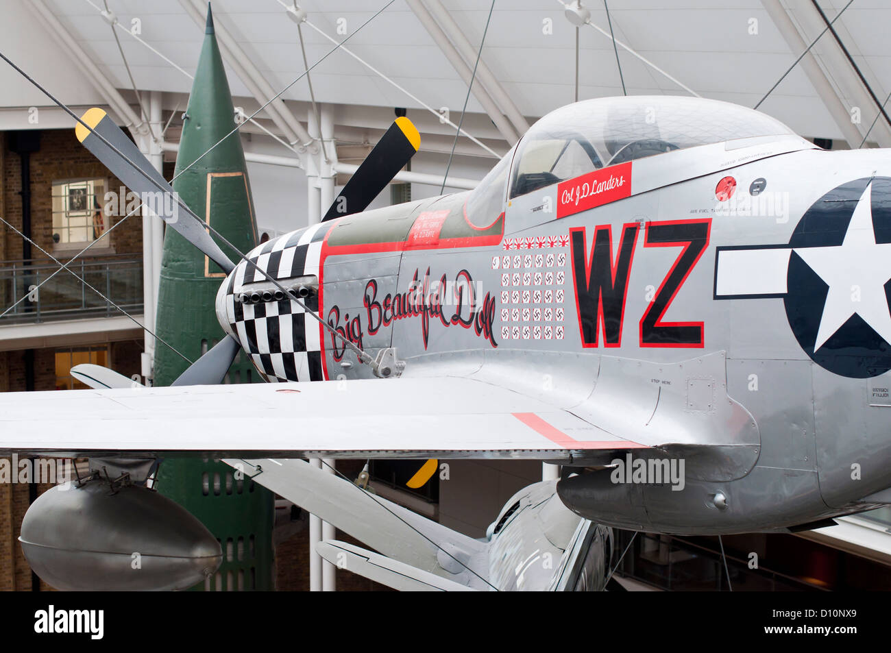 Eine P51 Mustang Stockfoto