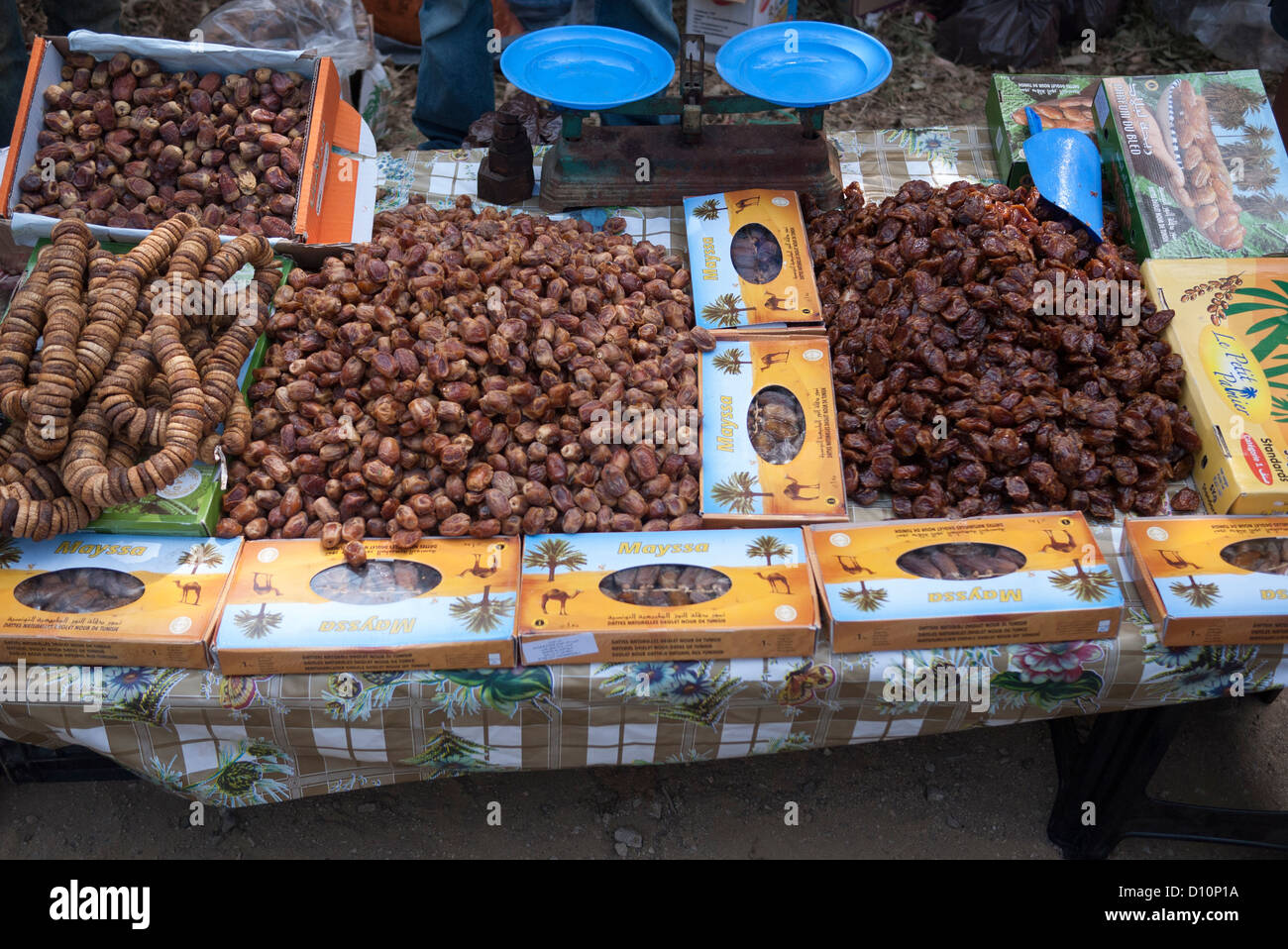 Wochenmarkt in Asilah, Mororcco Stockfoto