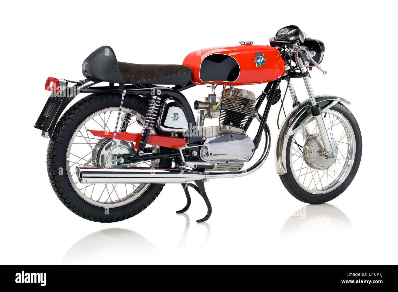 1975-MV Agusta 125 S-Motorrad Stockfoto