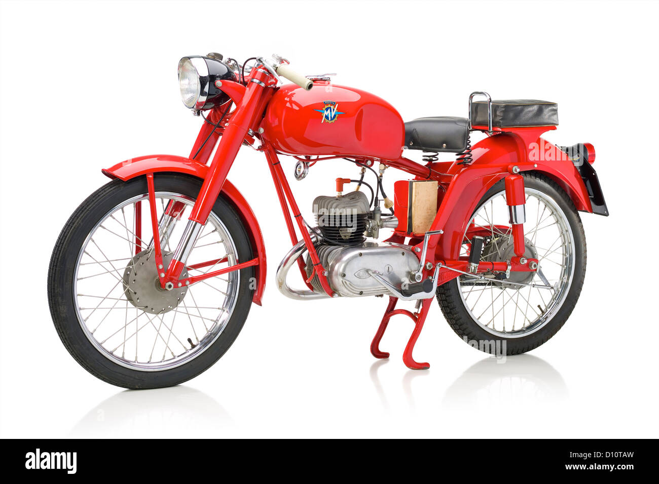 MV Agusta Motorrad isoliert auf weißem Hintergrund Stockfoto