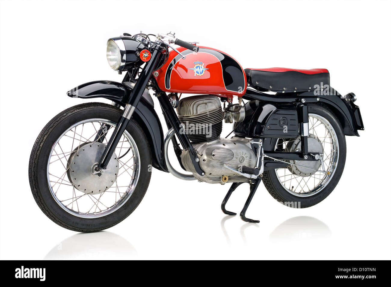 1958-MV Agusta 250 Raid-Motorrad Stockfoto
