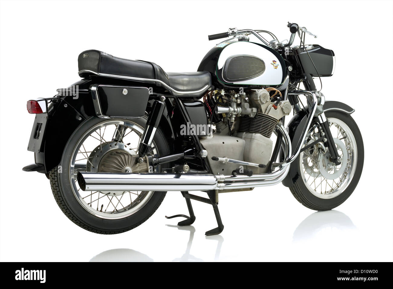 1971 Motorrad schwarz MV Agusta 600 vier Stockfoto