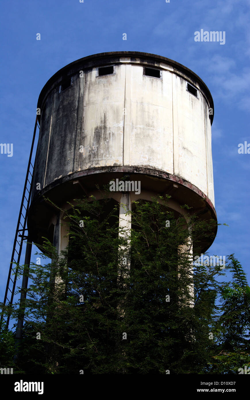 Stahlbeton-Tank hohe Wasserblick in Kerala Indien Stockfoto