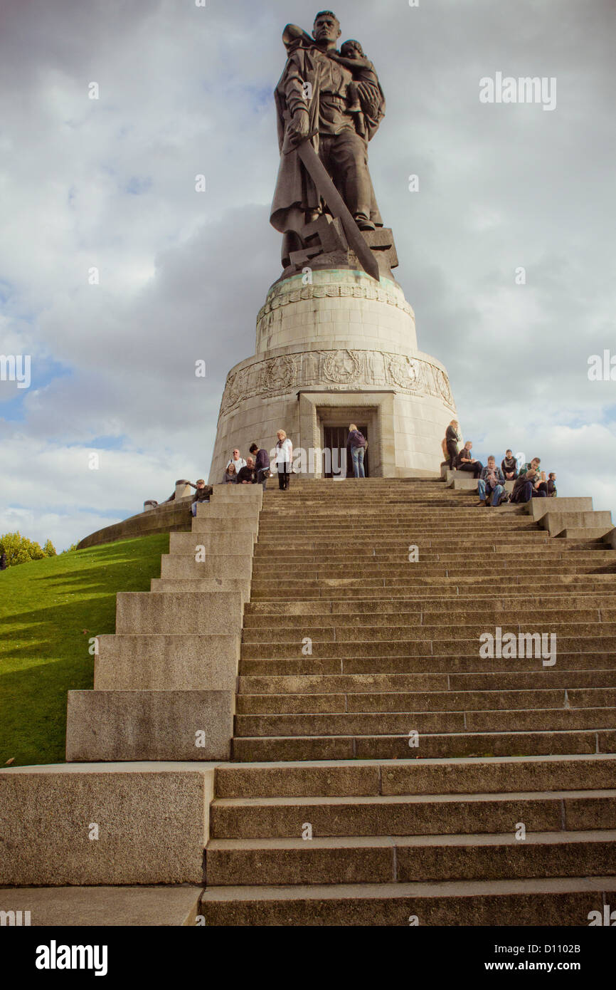 Treptower Park, berlin Stockfoto