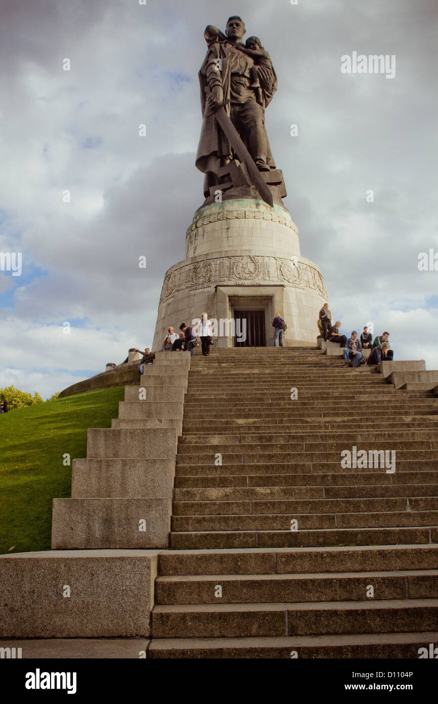 Treptower Park, berlin Stockfoto