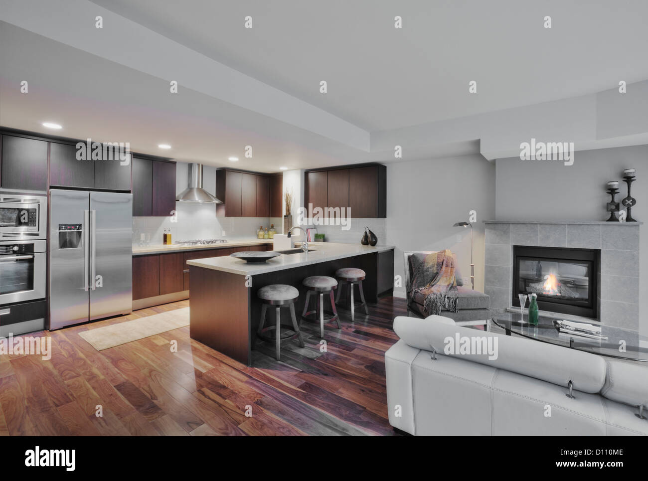 Modernen Wohnraum Stockfoto