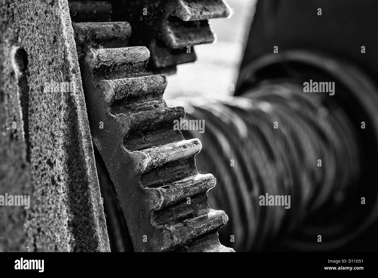 Draht ziehen Schwarzweiß-Stockfotos und -bilder - Alamy