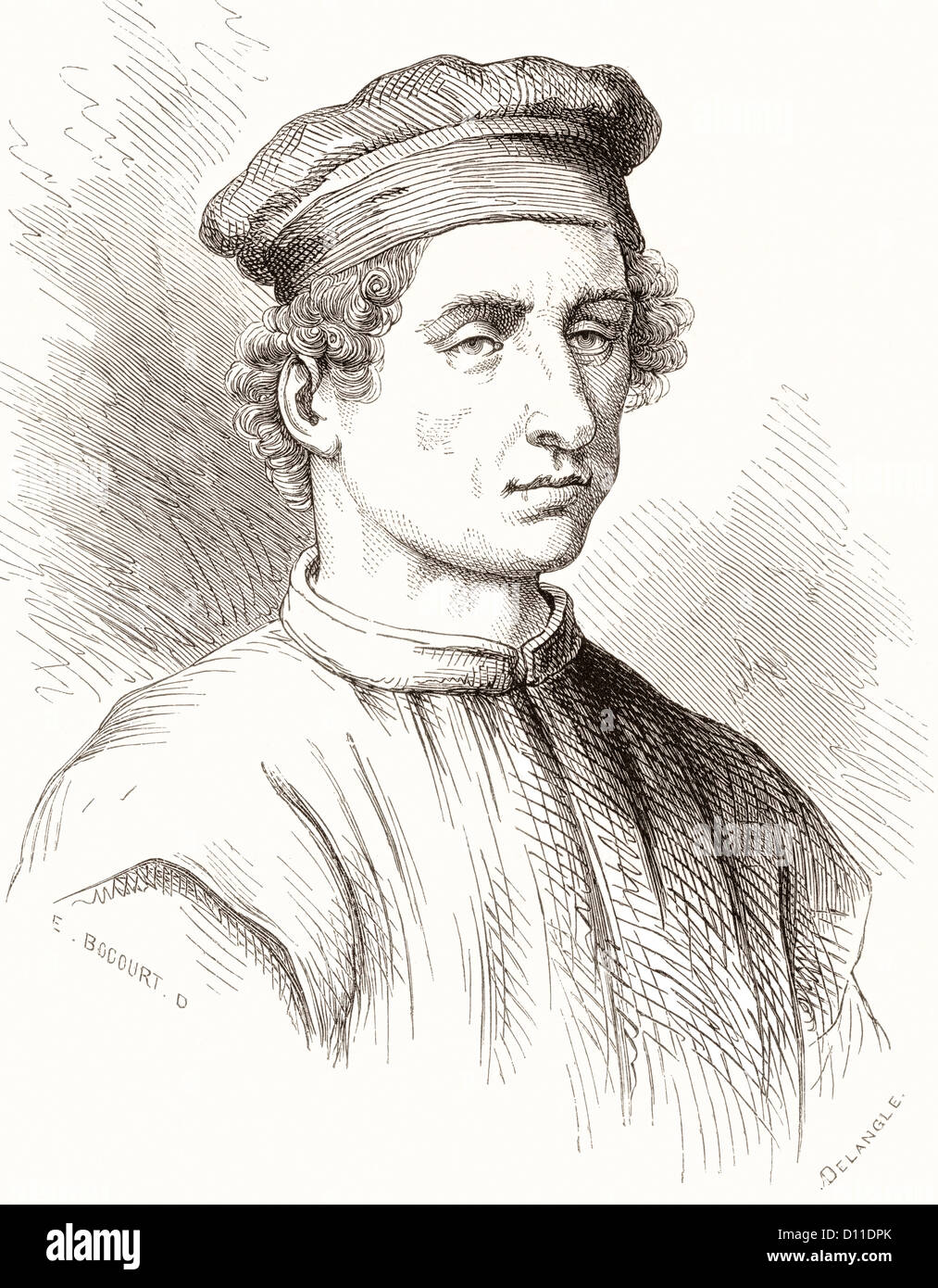 Benozzo Gozzoli, c. 1421 – 1497. Italienischen Renaissance-Künstler. Stockfoto