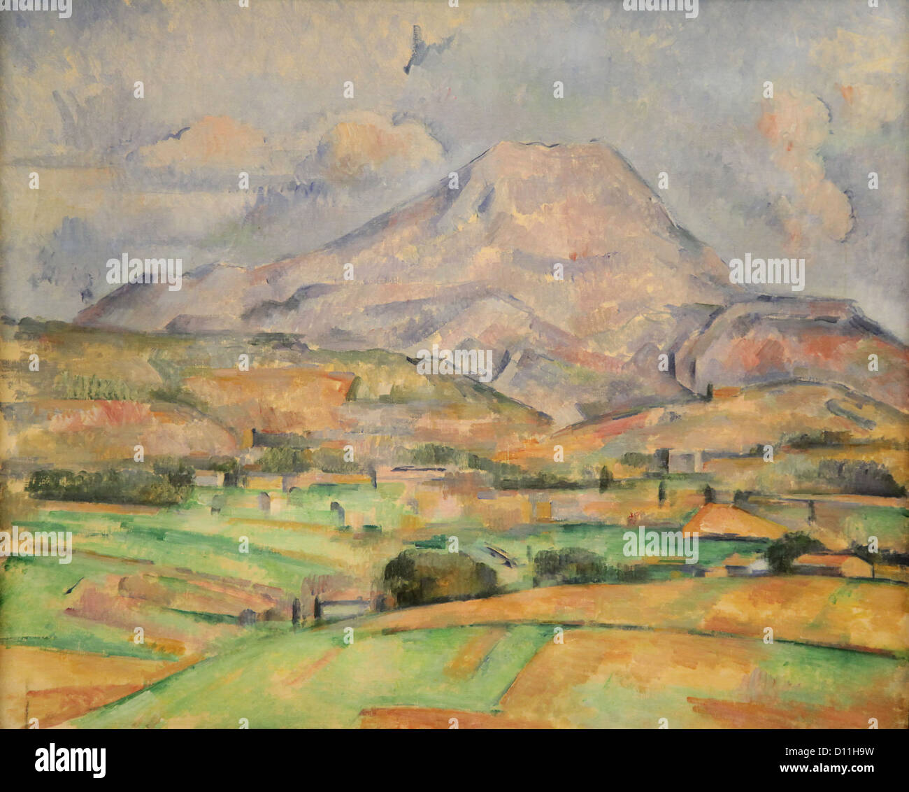 La montagne Sainte-Victoire (1888) von Paul Cézanne (1839-1906) französischer Maler nach dem Impressionismus Stockfoto