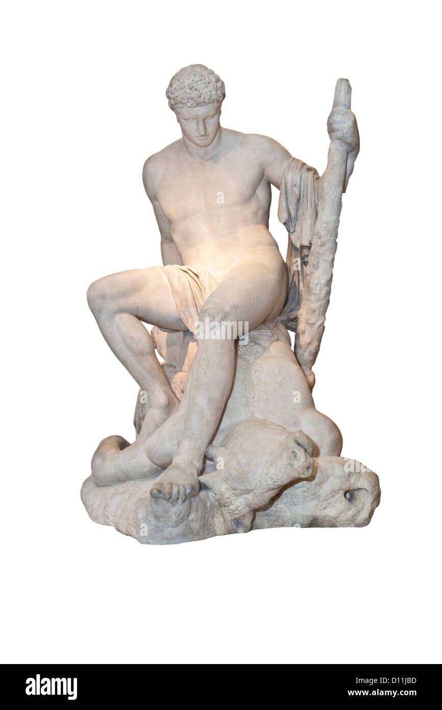 Theseus und Minotaurus, Marmor, von Antonio Canova Stockfoto