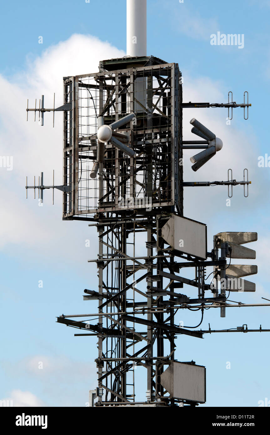 BBC Stoke Lerche Sender, Ilmington Down, Warwickshire, UK Stockfoto