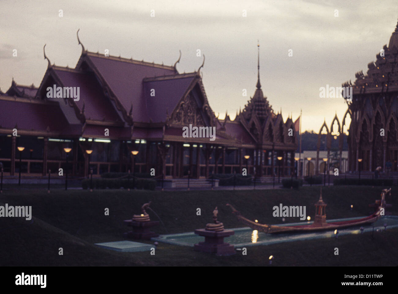 Der Thailand Pavillon 1967 International bzw. Weltausstellung Expo 67. Stockfoto