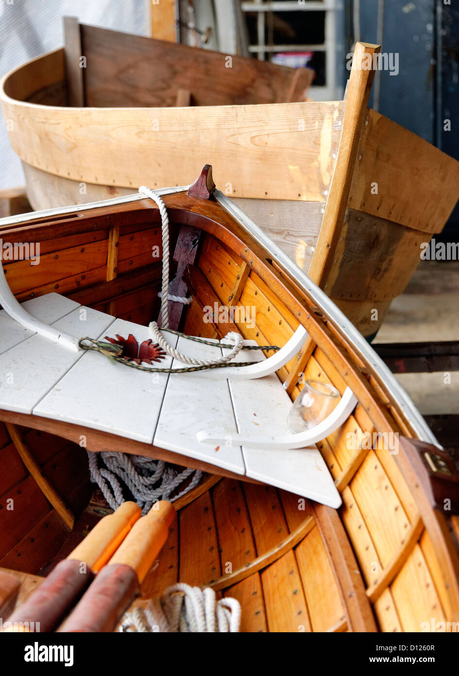 Boot-Bau und die Reparatur, Vineyard Haven, Martha's Vineyard, Massachusetts, USA Stockfoto