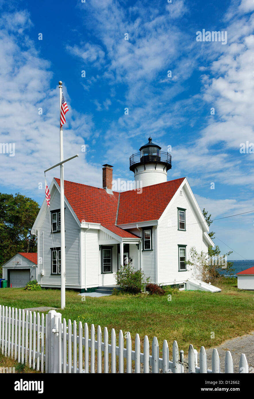 West-Chop-Leuchtturm, Vineyard Haven, Martha's Vineyard, Massachusetts, USA Stockfoto