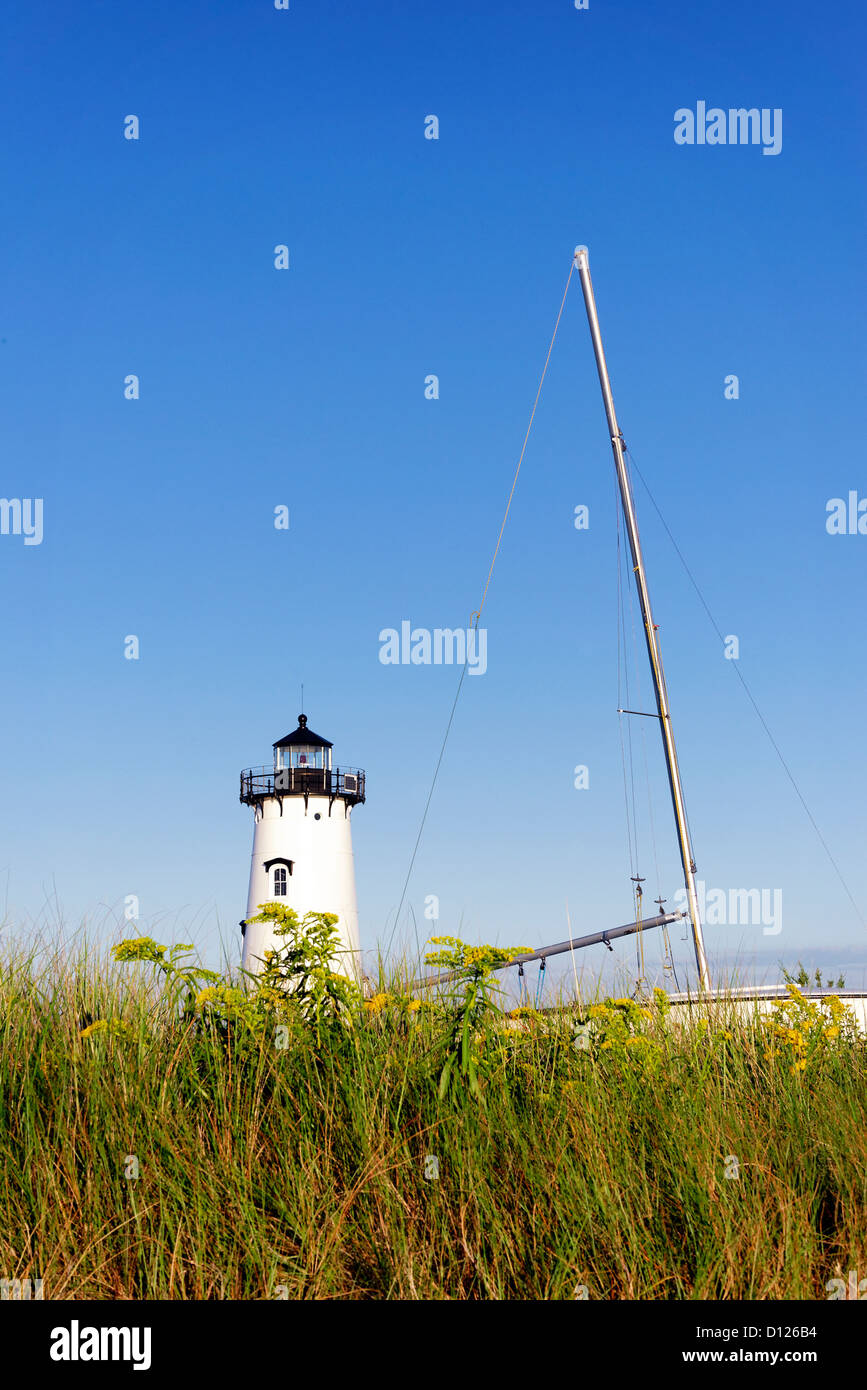 Edgartown Leuchtturm, Martha's Vineyard, Massachusetts, USA Stockfoto
