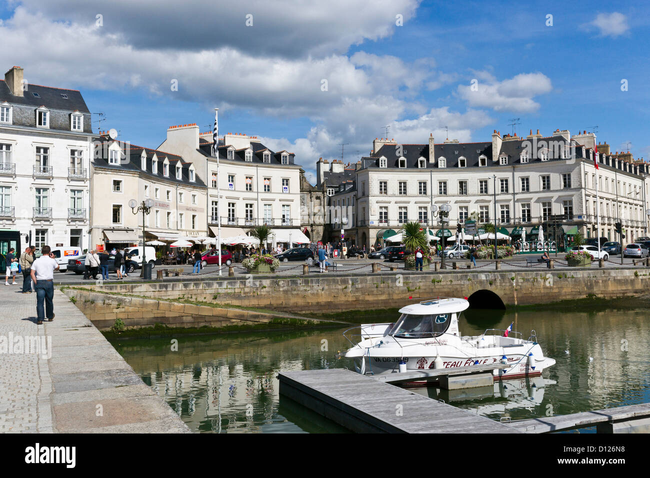 Vannes ist eine französische Gemeinde im Département Morbihan in der Bretagne im Nordwesten Frankreichs Stockfoto