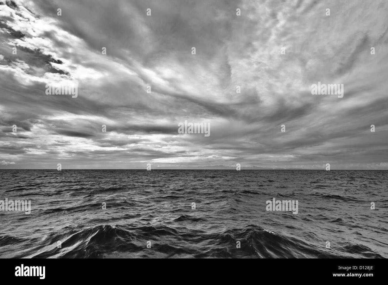 Sturm-Meer Stockfoto